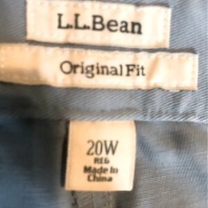 Pants L.L.Bean, blue, size 20.